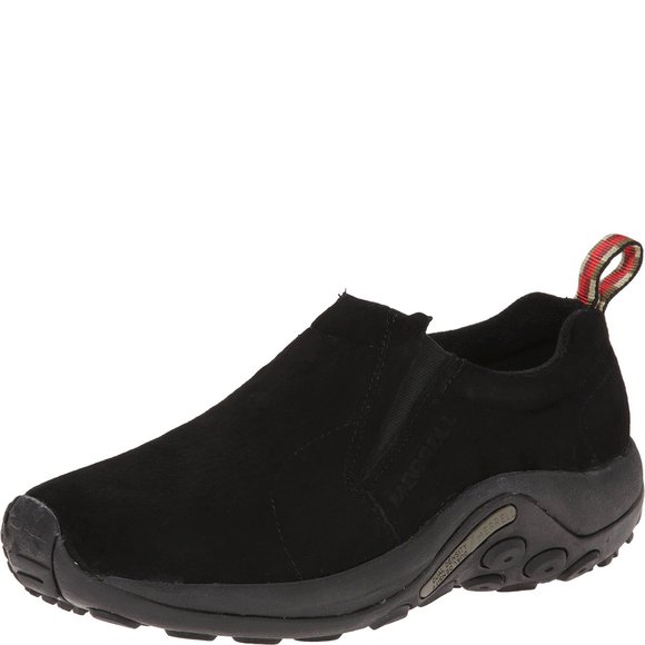 MERRELL MEN'S JUNGLE MOC LEATHER SLIP-ON SHOE,MIDNIGHT SLIP-ON